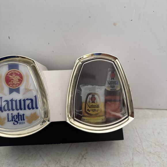 Natural Light Beer Advertising Lighted Back Bar Cash Register Sign Bar Mancave - Picture 4 of 8